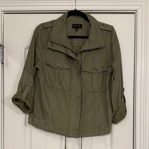 Becool Olive Green Utility Jacket, Size M